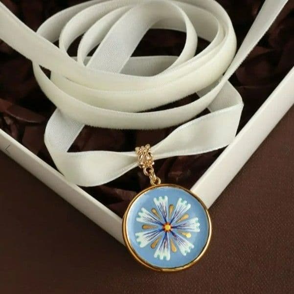 Підвіска "Біла волошка" - 2