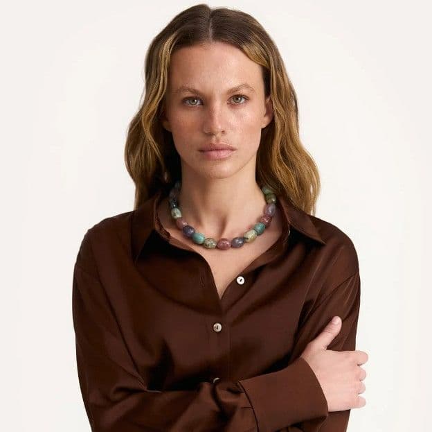 Кольє з каменем "Ірис" - 3