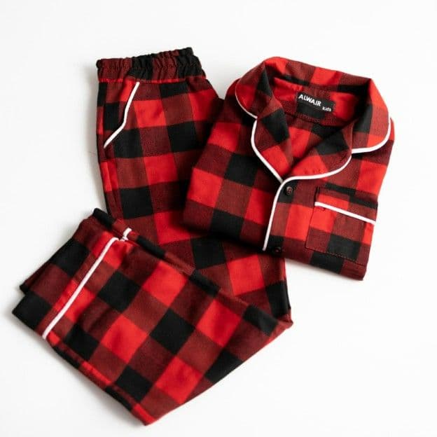 Піжама з сорочкою у клітинку Alwair kids - 3