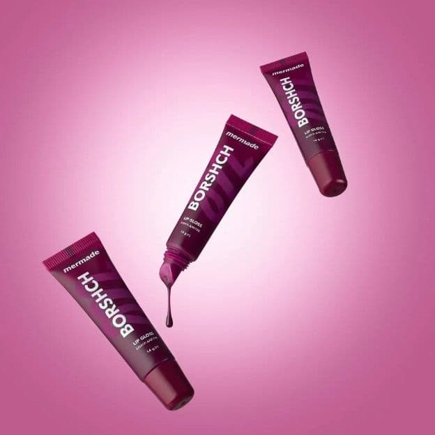 Блиск для губ з відтінком MERMADE Borshch 14 г - 5