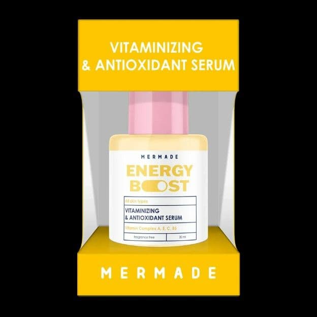 Вітамінізована сироватка для обличчя MERMADE Vitamin Complex А, Е, С, В5 30 мл - 9