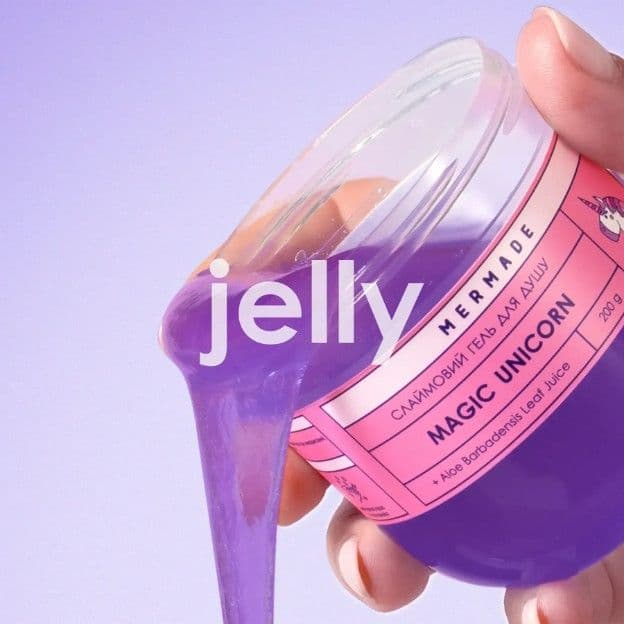 Слаймовий гель для душу MERMADE Magic Unicorn 200 мл - 2