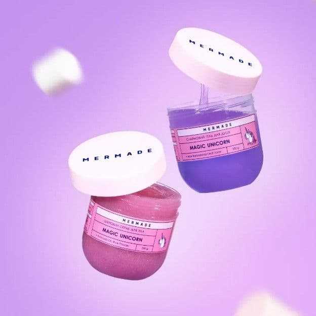 Слаймовий гель для душу MERMADE Magic Unicorn 200 мл - 5