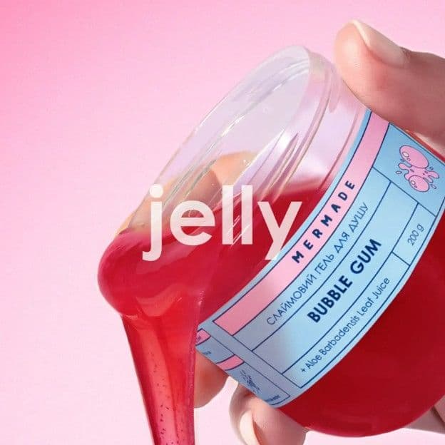 Слаймовий гель для душу MERMADE Bubble Gum 200 мл - 2