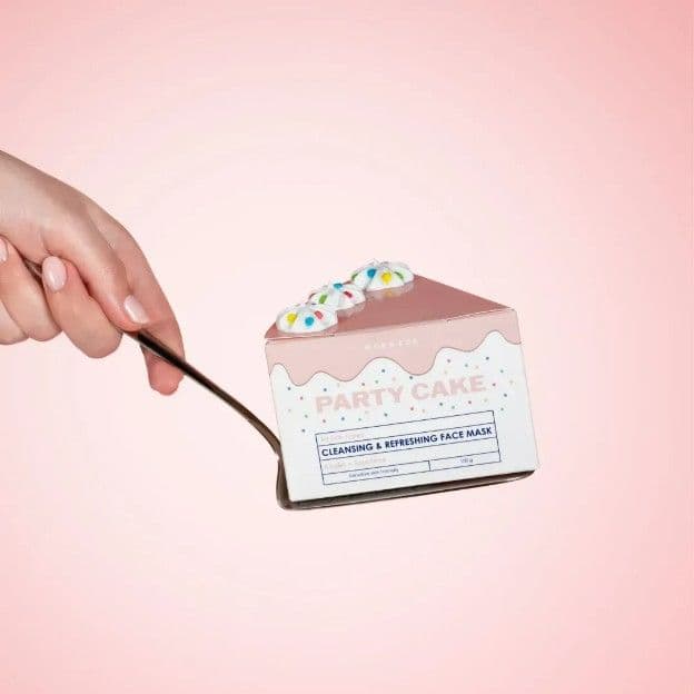 Кремова маска для обличчя з каоліном, скваланом і сферами MERMADE Party Cake 100г - 2