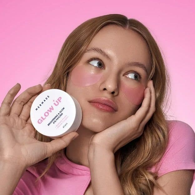 Освітлюючі гідрогелеві патчі під очі MERMADE Silk protein & Mono- and Disaccharies complex, 14 шт - 2