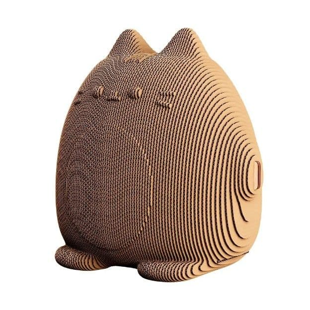 Милий Кіт скарбничка (CUTE CAT MONEY BANK) - Картонний 3Д пазл - 3