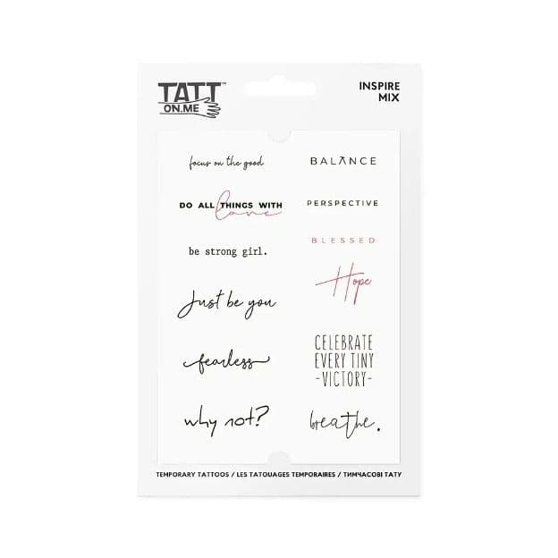 Тимчасові тату TATTon.me "Inspire mix" - 2
