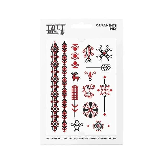 Тимчасові тату TATTon.me "Ornaments mix" - 2