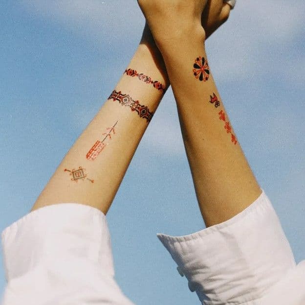 Тимчасові тату TATTon.me "Ornaments mix" - 3