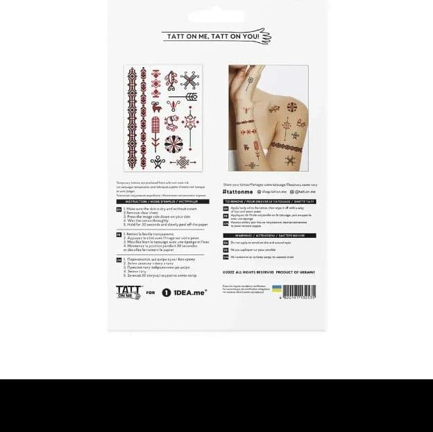 Тимчасові тату TATTon.me "Ornaments mix" - 8