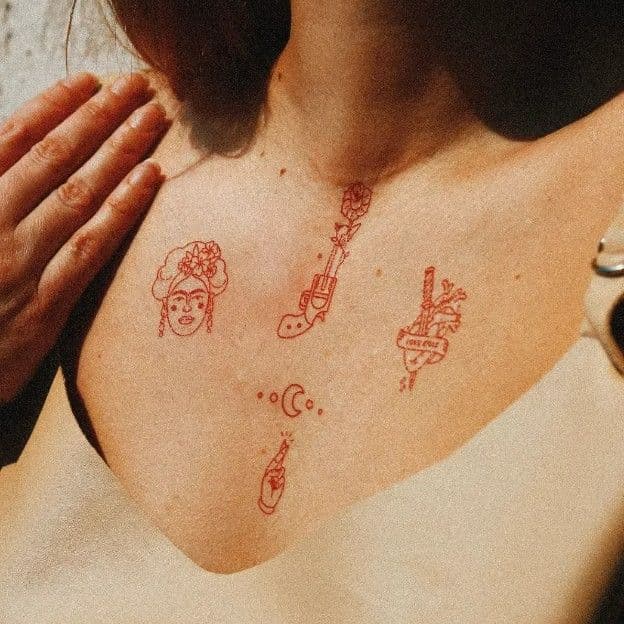 Тимчасові тату TATTon.me "Frida set" - 4