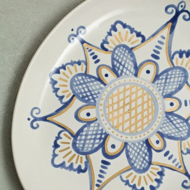 Тарілка порцелянове з принтом YAGLYNA - 2