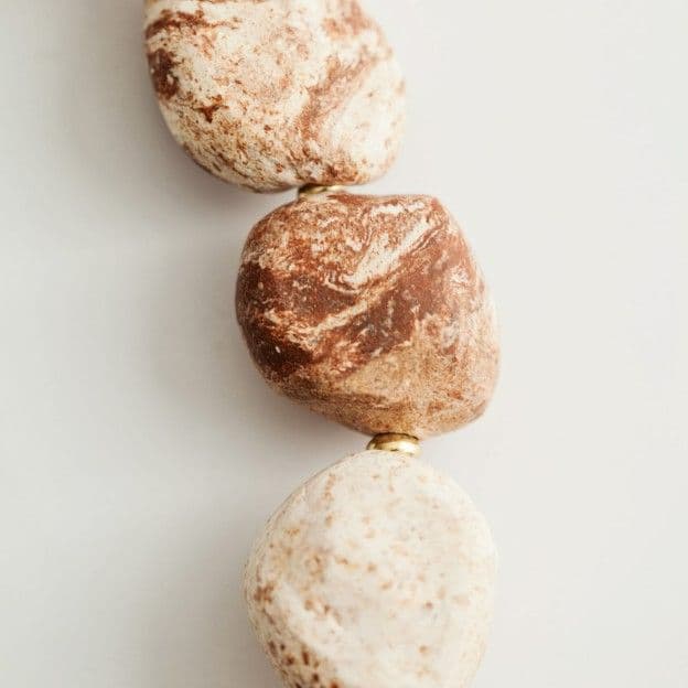 Намисто NERIKOMI terracotta - 4