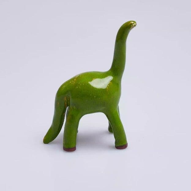 Скульптура "Діно" керамічна зелена Keramika-Dekor