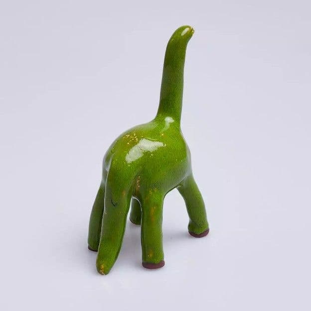 Скульптура "Діно" керамічна зелена Keramika-Dekor - 2