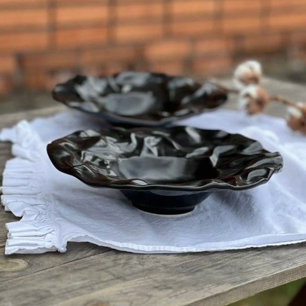 Тарілка для Пасти Скеля 250 мл Тотал Графіт - 6