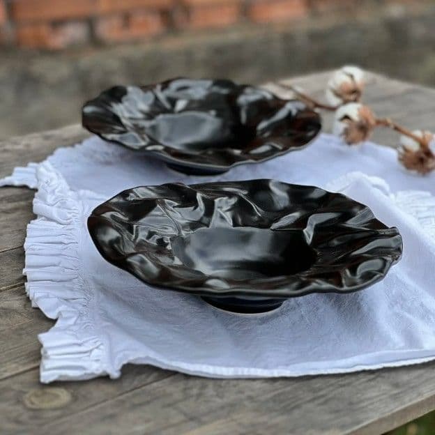 Тарілка для Пасти Скеля 250 мл Тотал Графіт - 9