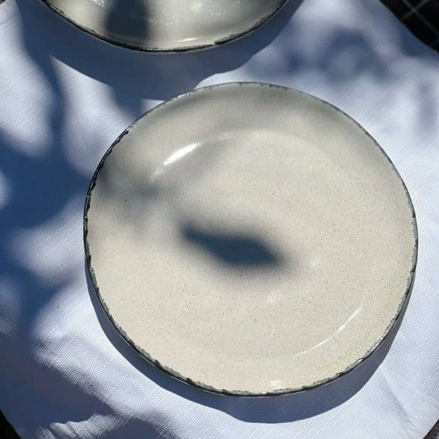 Тарілка Кругла 21 см Чорний Лофт