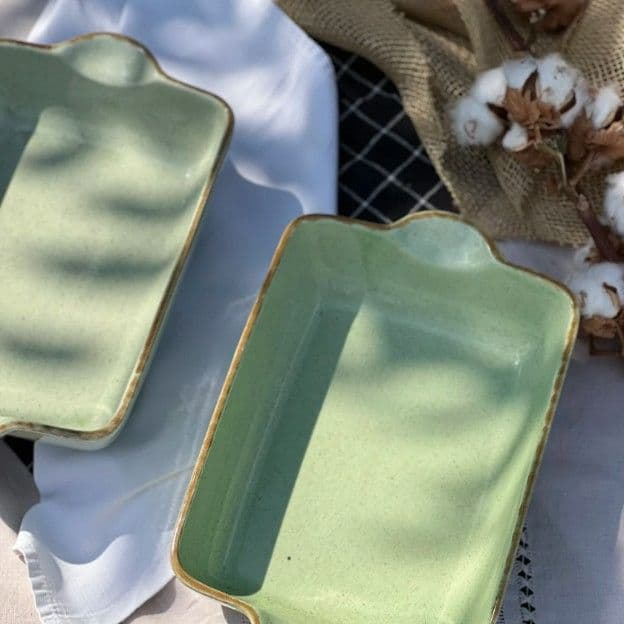 Форма для запікання Прямокутна 2,2 л Фісташка коричневий Лофт