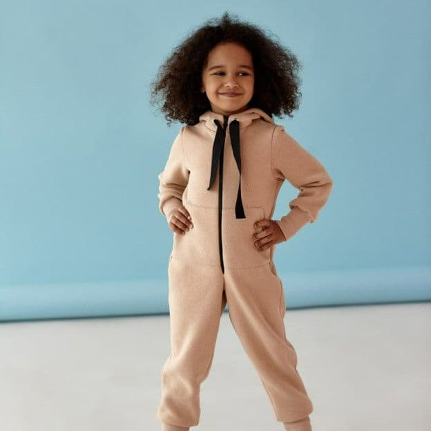 Комбінезон дитячий на флісі Alwair Kids Beige - 1