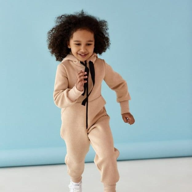 Комбінезон дитячий на флісі Alwair Kids Beige - 4