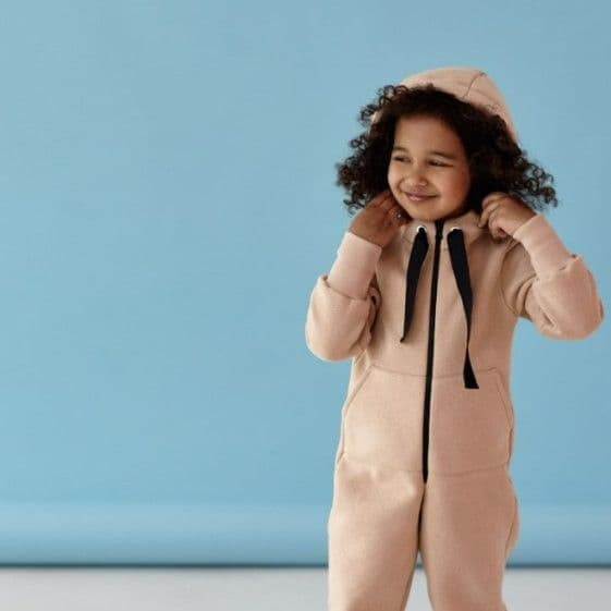 Комбінезон дитячий на флісі Alwair Kids Beige - 5