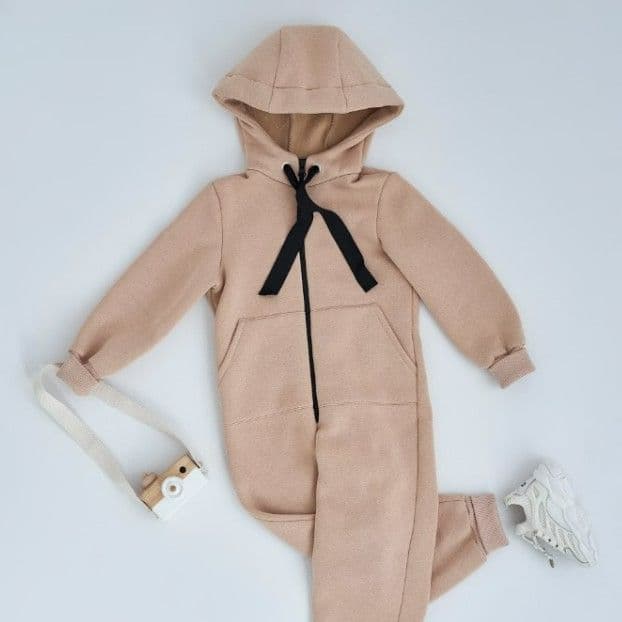 Комбінезон дитячий на флісі Alwair Kids Beige - 8