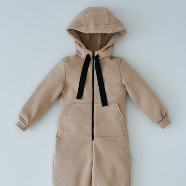 Комбінезон дитячий на флісі Alwair Kids Beige - 9