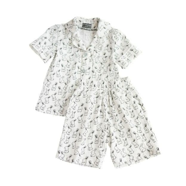 Літня піжама для хлопчика з мусліну BUNNY Alwair Kids - 2