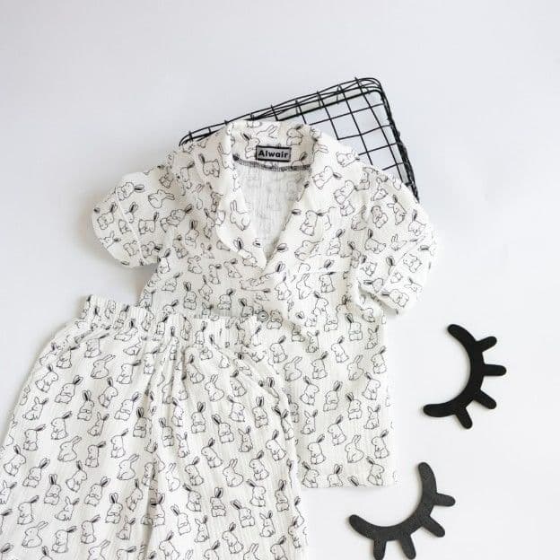 Літня піжама для хлопчика з мусліну BUNNY Alwair Kids - 3