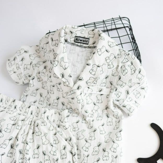 Літня піжама для хлопчика з мусліну BUNNY Alwair Kids - 4