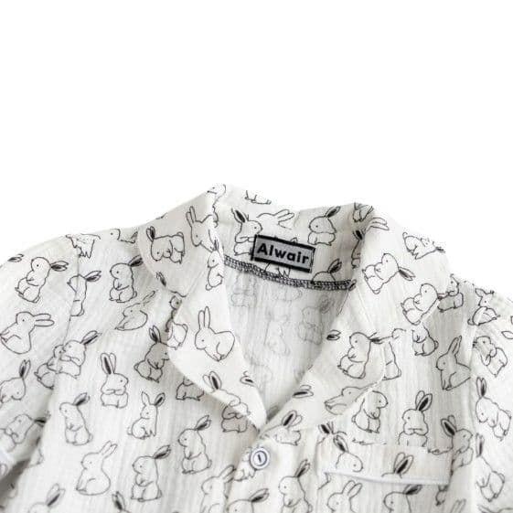 Літня піжама для хлопчика з мусліну BUNNY Alwair Kids - 6