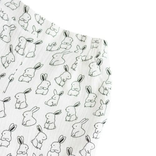 Літня піжама для дівчинки з мусліну BUNNY Alwair Kids - 4