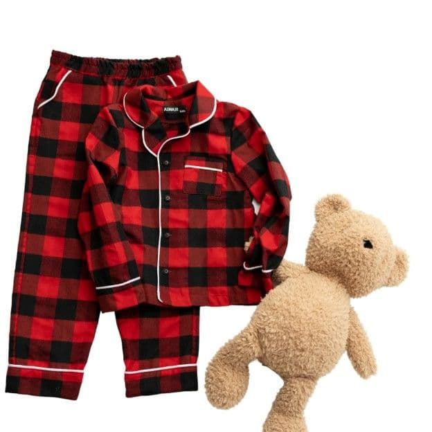 Піжама з сорочкою у клітинку Alwair kids - 1