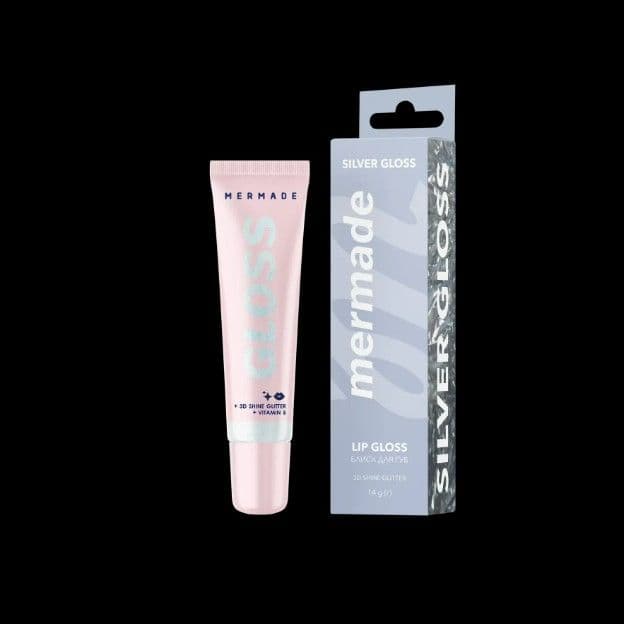 Сяючий блиск для губ MERMADE Silver Gloss 15 г - 3