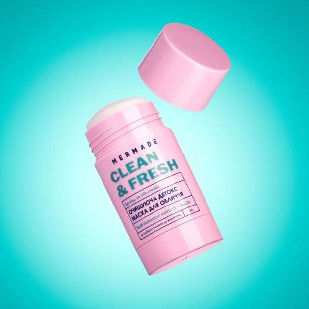 Очищуюча детокс маска стік для обличчя MERMADE Multi botanical extracts 60 г - 2