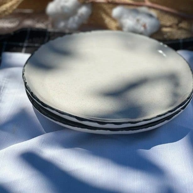 Тарілка Кругла 21 см Чорний Лофт - 4