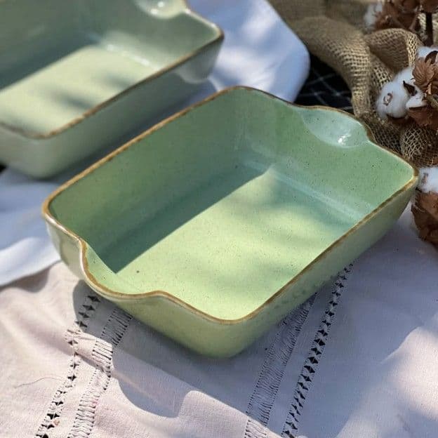 Форма для запікання Прямокутна 2,2 л Фісташка коричневий Лофт - 4